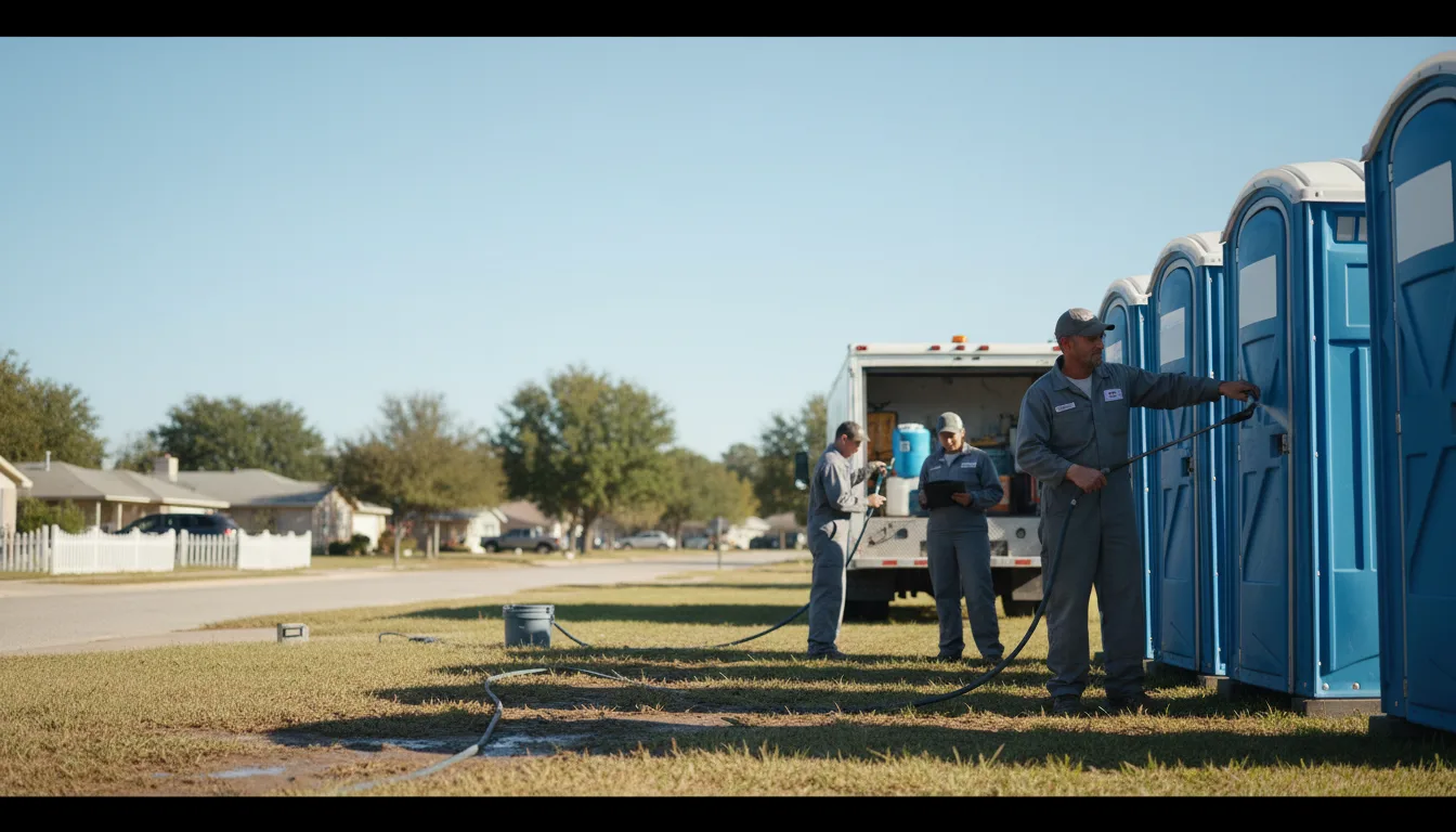 Long-Term Portable Toilet Rental in Bluffs, IL near me